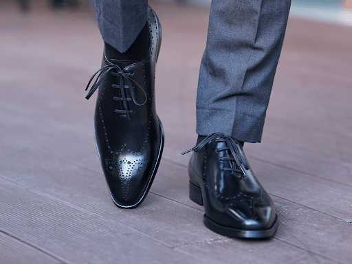 Article # 5047 Black oxford shoes