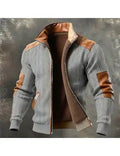 CLICK TO BUY ARTICLE #5031  Men's Winter Coat Fleece Jacket Casual Jacket Casual Daily Thermal Warm Jacquard Pocket Fall Winte